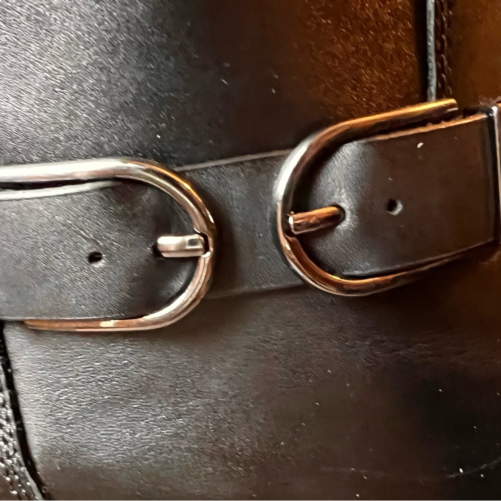 Franco Sarto Black Ankle Boots - Picture 6 of 7
